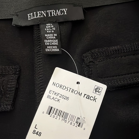 Ellen Tracy Vegan Faux Leather Pant - Picture 12 of 13